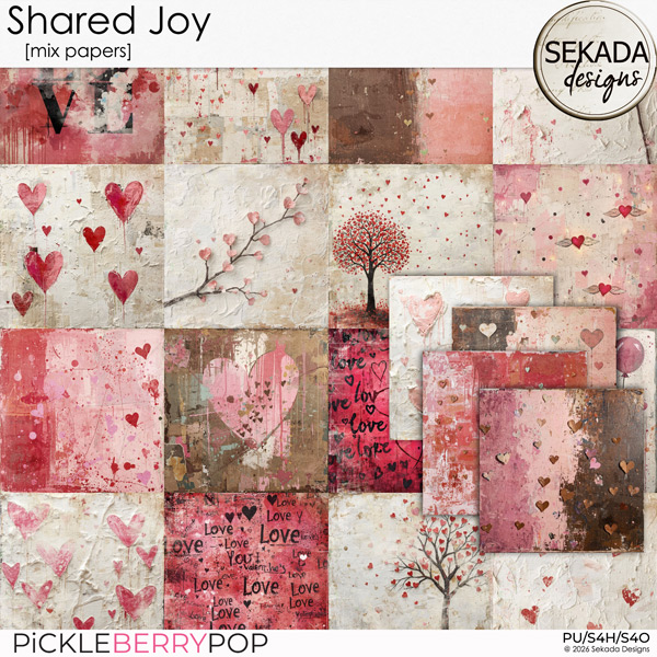 Shared Joy [mix papers] by Sekada Designs