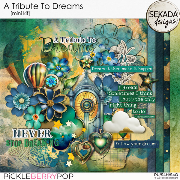 A Tribute To Dreams [mini kit] by Sekada Designs   