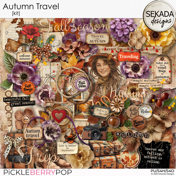 Autumn Travel [kit] by Sekada Designs  (