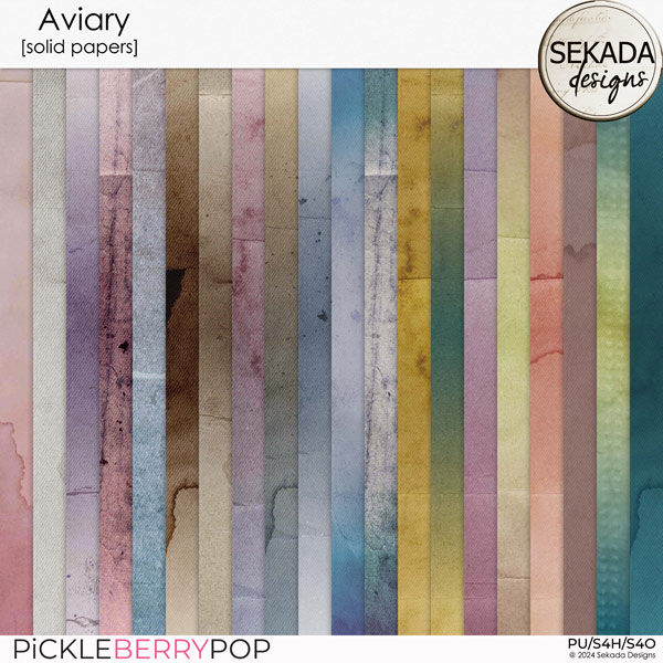 Aviary [solid papers] by Sekada Designs