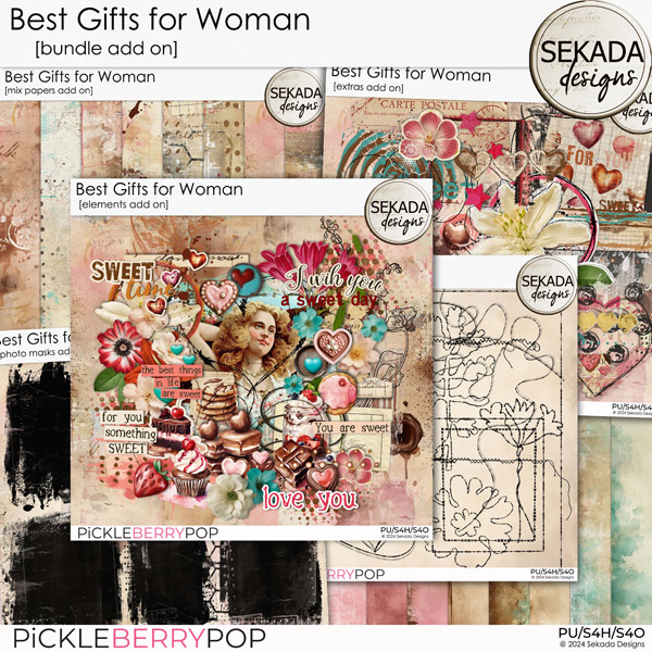 Best Gifts for Woman Add On [bundle] by Sekada Designs 