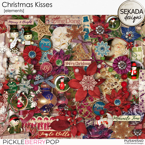 Christmas Kisses [elements] by Sekada Designs    