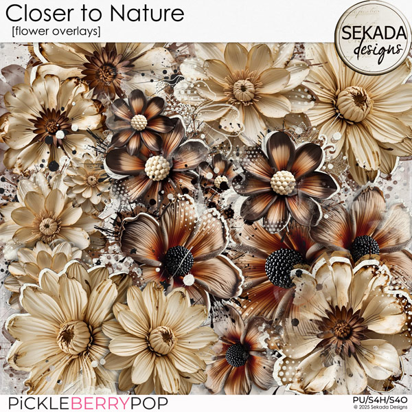 Closer to Nature [artsy flowers] by Sekada Designs