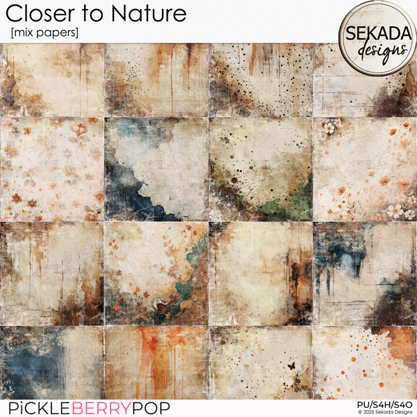 Closer to Nature [mix papers] by Sekada Designs 