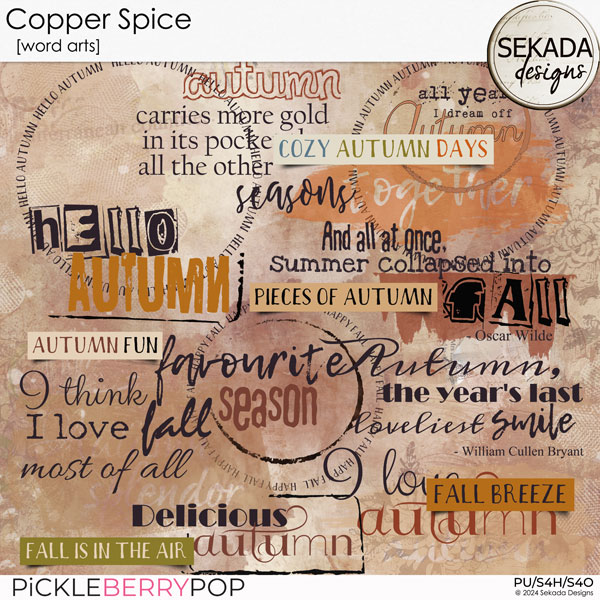 Copper Spice [word arts] by Sekada Designs  