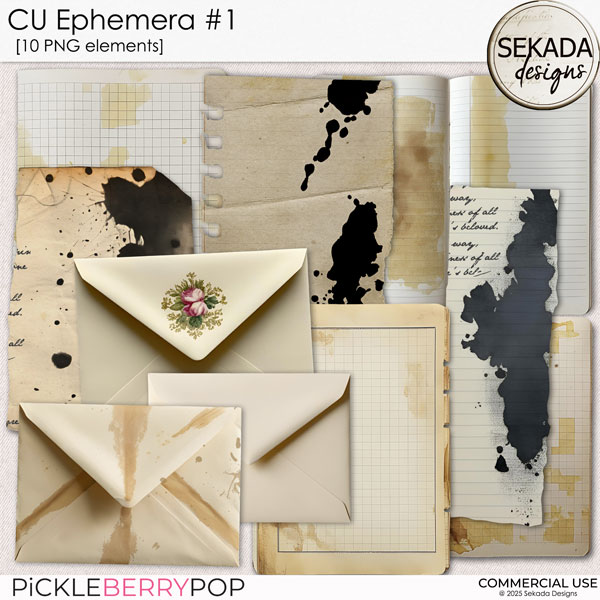 CU ephemera #1 by Sekada Designs 