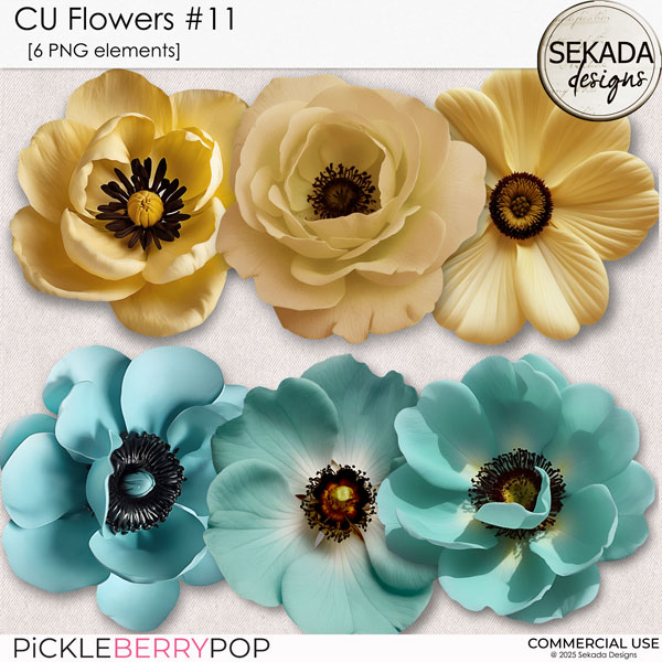 CU flowers #11 by Sekada Designs