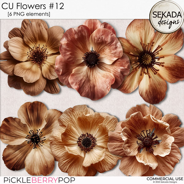 CU flowers #12 by Sekada Designs 