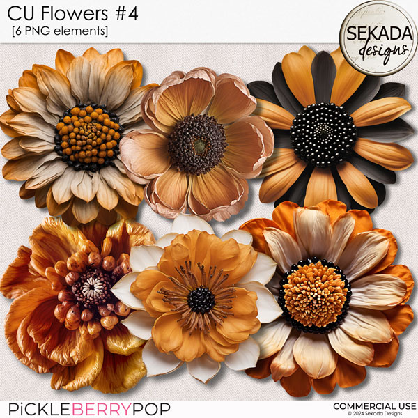 CU flowers #4 by Sekada Designs 