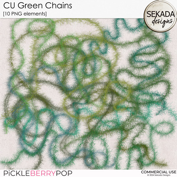 CU green chains by Sekada Designs 