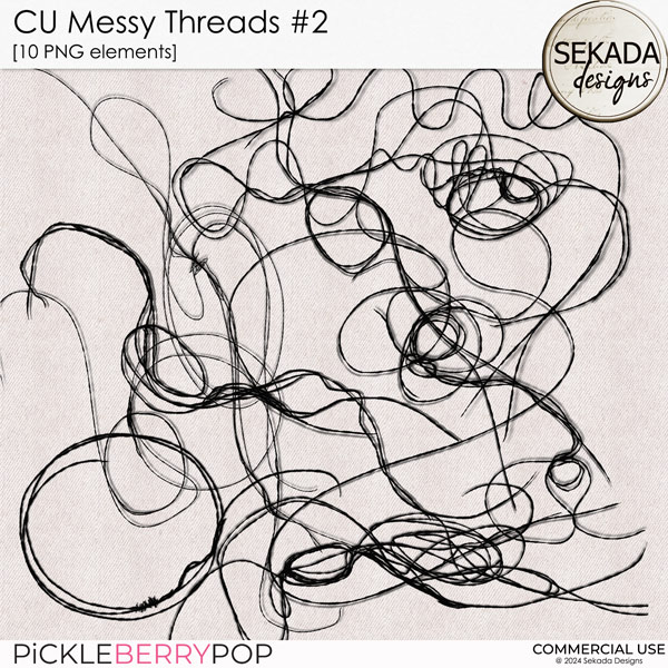 CU Messy Threads #2 by Sekada Designs