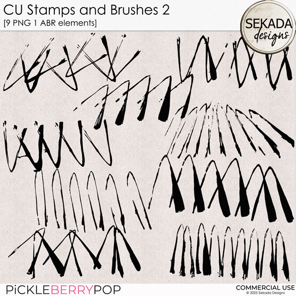 CU stamps & brushes 2 by Sekada Designs