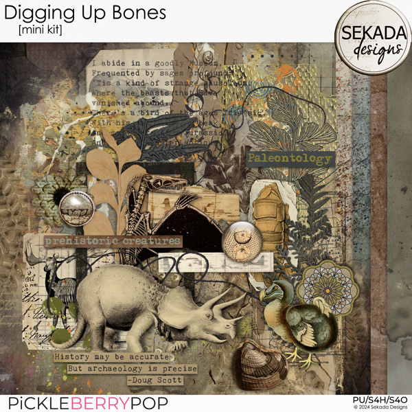 Digging Up Bones [mini kit] by Sekada Designs  