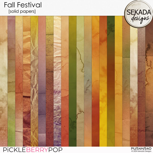 Fall Festival [solid papers] by Sekada Designs 