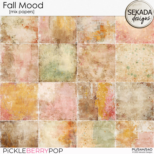 Fall Mood [mix papers] by Sekada Designs