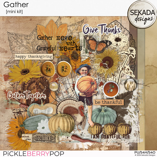 Gather [mini kit] by Sekada Designs 