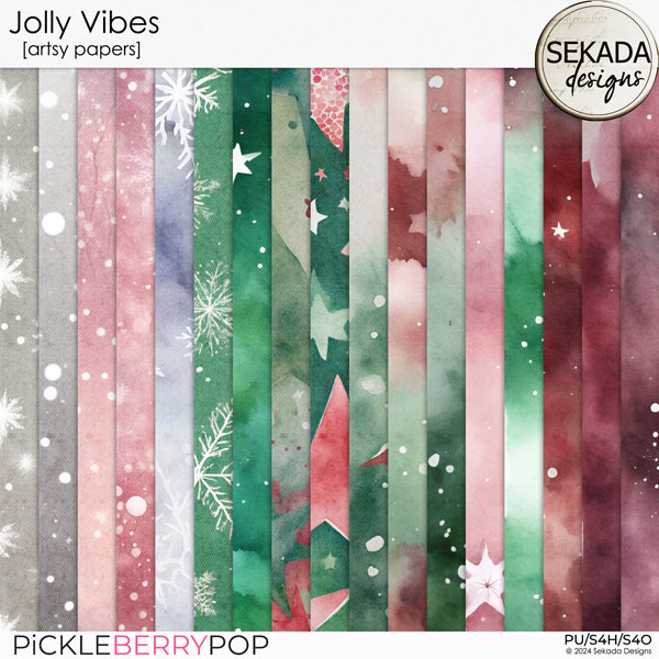 Jolly Vibes [artsy papers] by Sekada Designs