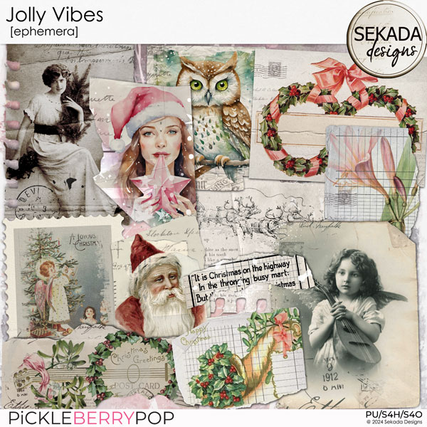 Jolly Vibes [ephemera] by Sekada Designs 