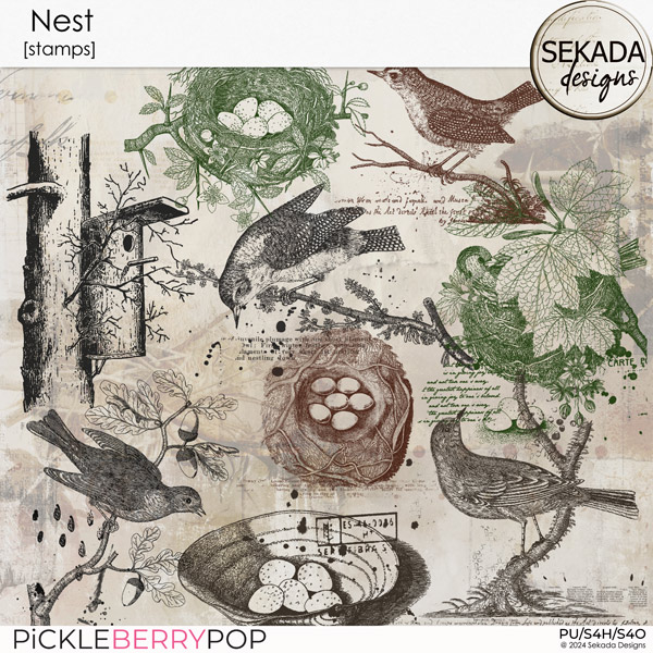 Nest [stamps] by Sekada Designs   