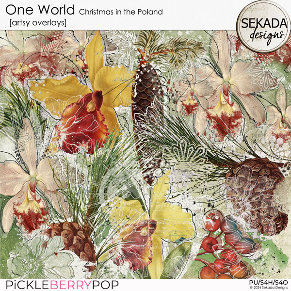 One World [artsy overlays] by Sekada Designs