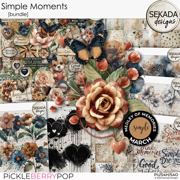 Simple Moments [bundle] by Sekada Designs