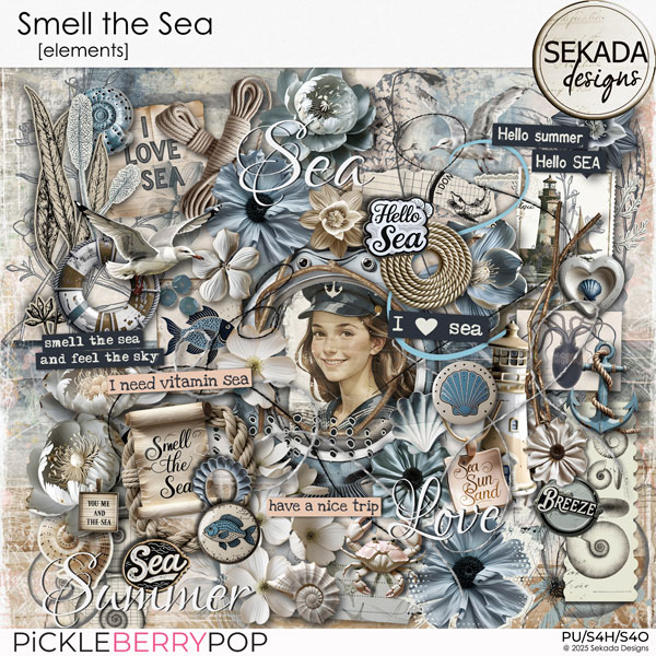 Smell the Sea [elements] by Sekada Designs  