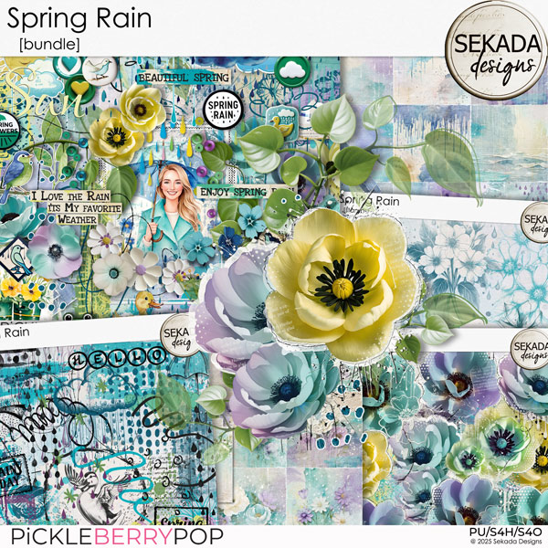Spring Rain [bundle] by Sekada Designs 