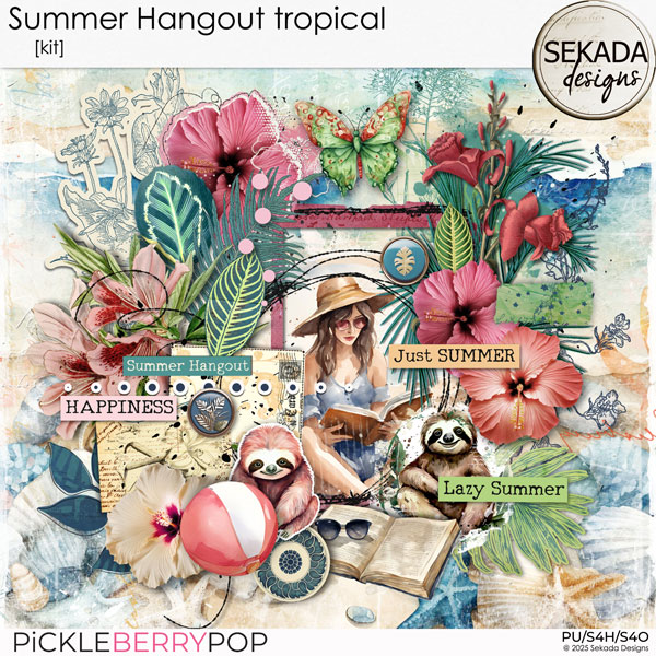 Summer Hangout [tropical kit] by Sekada Design 