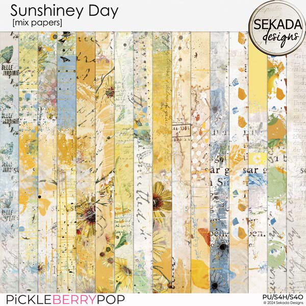 Sunshiney Day [mix papers] by Sekada Designs