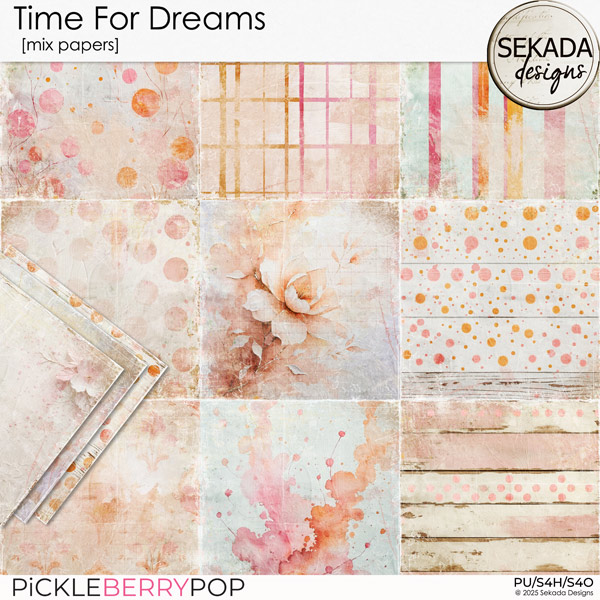 Time For Dreams [mix papers] by Sekada Designs 