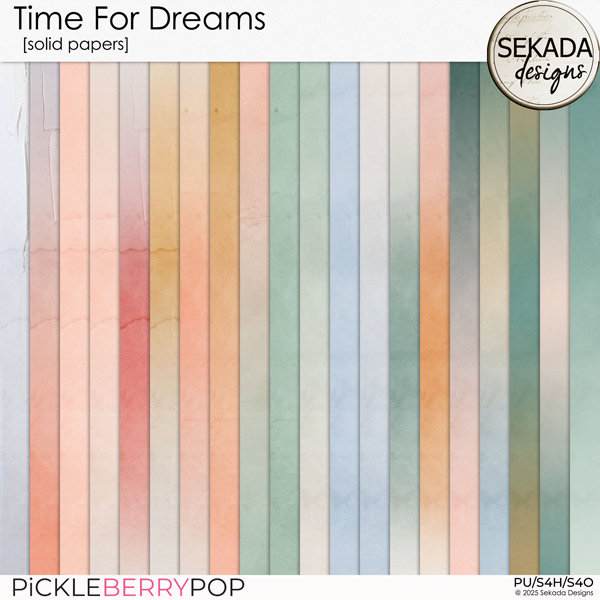 Time For Dreams [solid papers] by Sekada Designs 