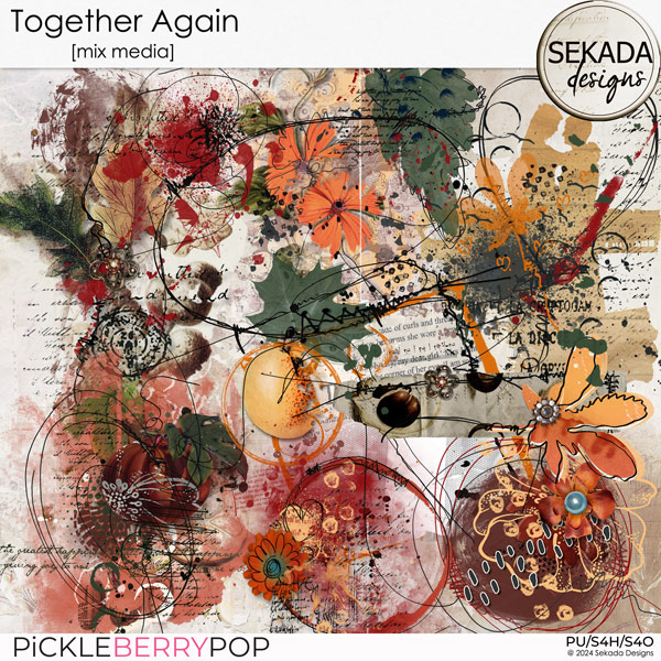 Together Again [mix media] by Sekada Designs 