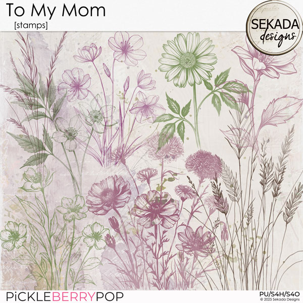 To My Mom [stamps] by Sekada Designs
