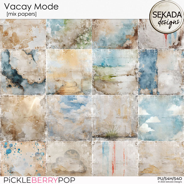 Vacay Mode [mix papers] by Sekada Designs