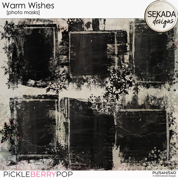 Warm Wishes [photo masks] by Sekada Designs