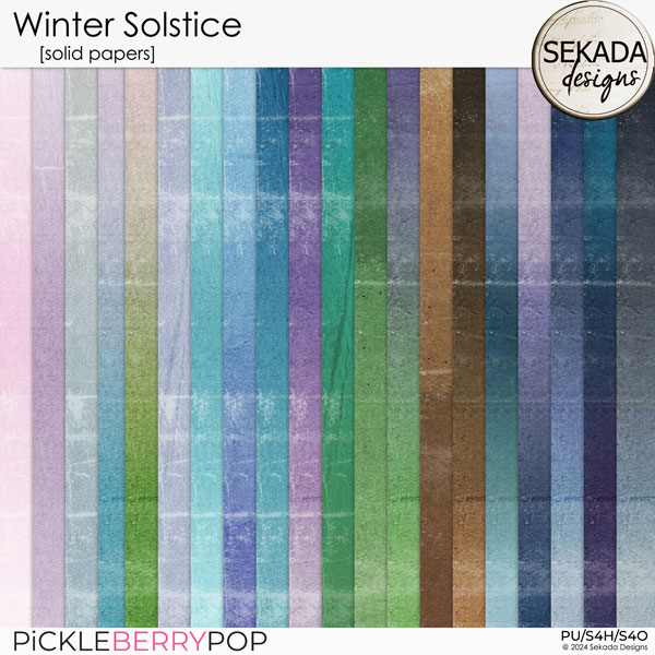 Winter Solstice [solid papers] by Sekada Designs 