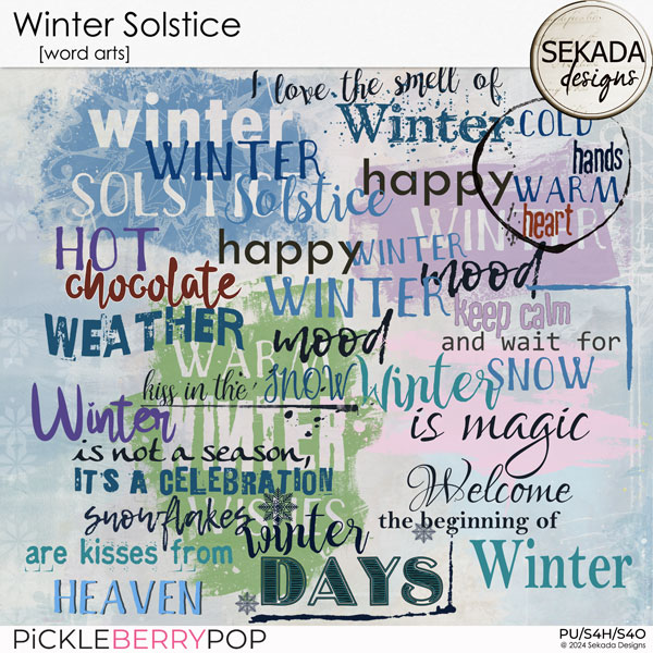 Winter Solstice [word arts] by Sekada Designs