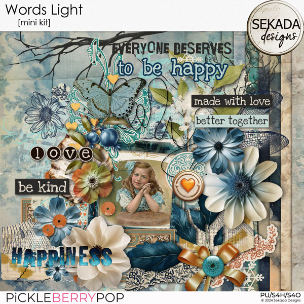 Words Light [mini kit] by Sekada Designs 