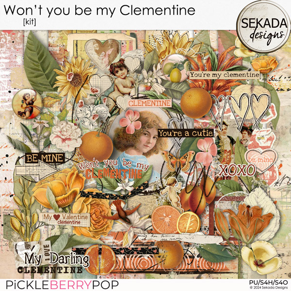 Won't You Be My Clementine [kit] by Sekada Designs 