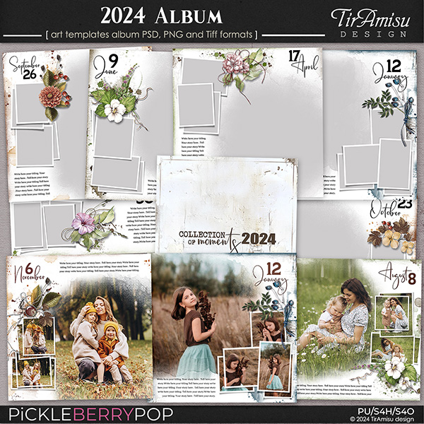 2024~ Art Templates Album by TirAmisu design