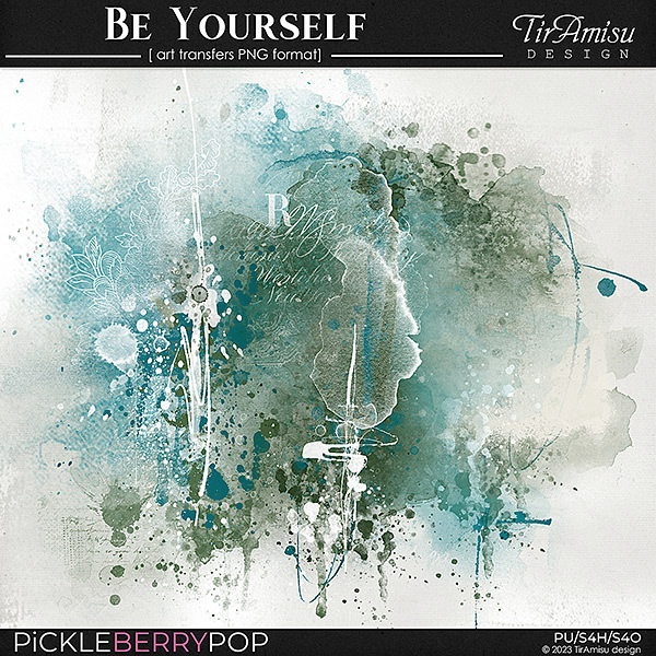 Be Yourself ~ art transfers 