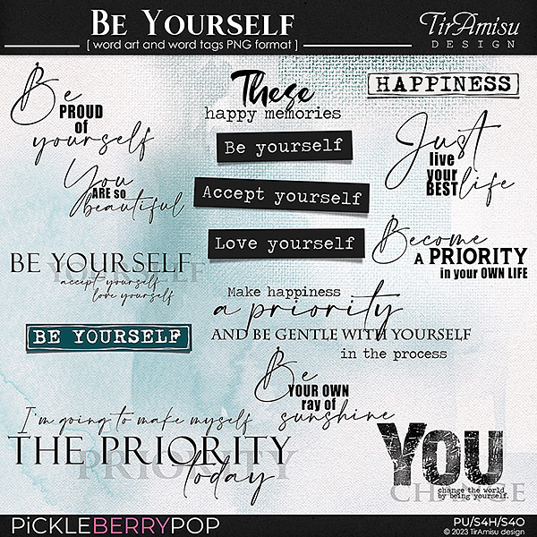 Be Yourself  ~ Word Art