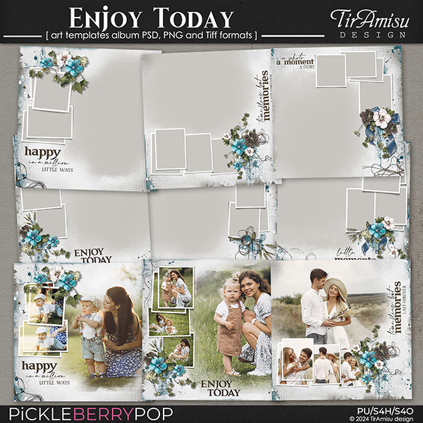 Enjoy Today ~ Art Templates Album by TirAmisu design