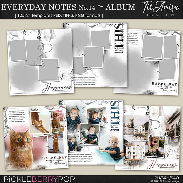 Everyday Notes April  No.14 ~ Templates 