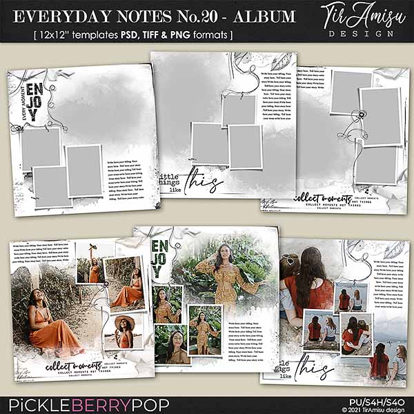 Everyday Notes July No.20 ~ Templates 