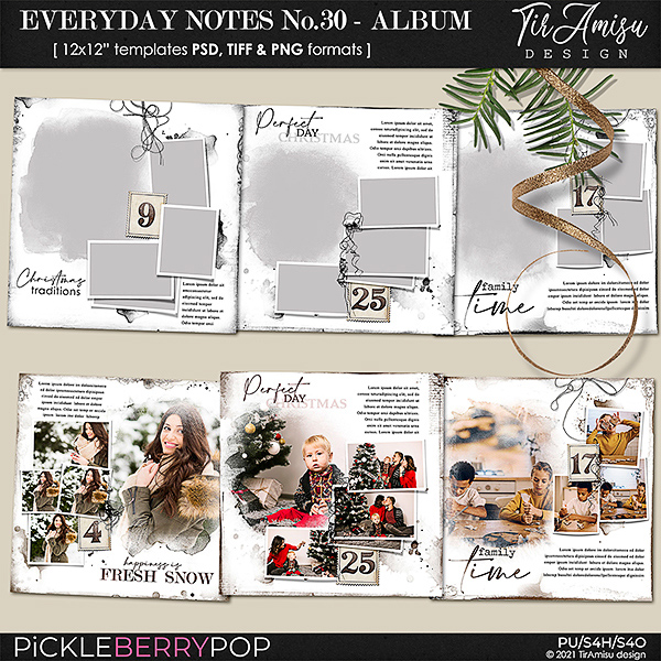 Everyday Notes December No.30 ~ Templates 