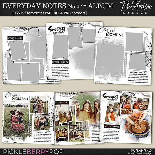 Everyday Notes No.4 ~Templates by TirAmisu design