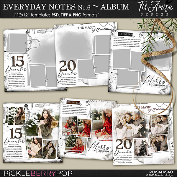 Everyday Notes No.6 ~Templates by TirAmisu design 