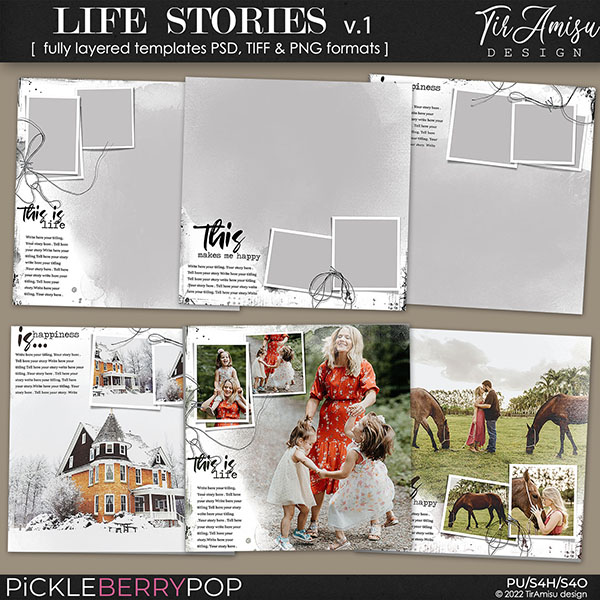 Life Stories  Templates vol.1