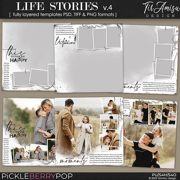 Life Stories  Templates vol.4